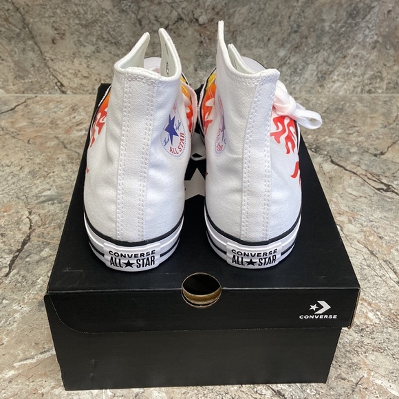 NEW| Converse Chuck Taylor All Star Archive Flames Unisex Shoes - Picture 14 of 15